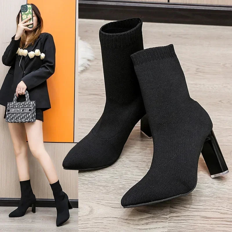 Bottines Stretch Tendance